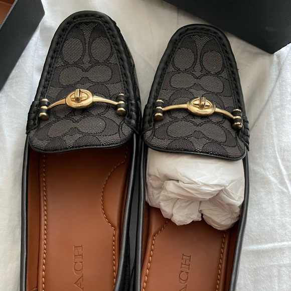 Coach Black CC driver shoes size 9 - Picture 3 of 8